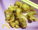 居酒屋風☆丸腸唐揚げの玉ぽん和え作り方4写真
