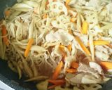 根菜と豚肉・しらたきのきんぴら作り方8写真