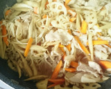 根菜と豚肉・しらたきのきんぴら作り方8写真