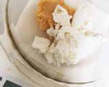 レモンヨーグルトのスフレチーズケーキ♪作り方1写真