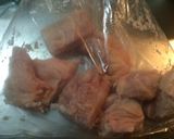 小松菜と鶏もも肉のさっぱりオニオンソース作り方3写真