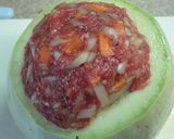丸ズッキーニの丸ごとオーブン焼き作り方6写真