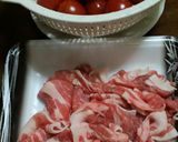 豚肉巻きトマト串作り方1写真