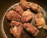 小松菜と鶏もも肉のさっぱりオニオンソース作り方7写真