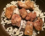 小松菜と鶏もも肉のさっぱりオニオンソース作り方8写真