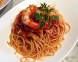 濃厚なエビ味のトマトソースパスタ作り方11写真