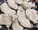 つるんと柔らかい鶏むね肉のオクラソース♪作り方8写真