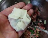 餃子の皮で！ニラ饅頭風♡作り方6写真