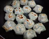 餃子の皮で！ニラ饅頭風♡作り方9写真