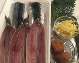アジの大葉と梅肉・チーズの挟み揚げ作り方1写真
