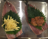 アジの大葉と梅肉・チーズの挟み揚げ作り方3写真