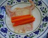 鶏皮にんじん（コラーゲン・カロテン巻き）作り方4写真