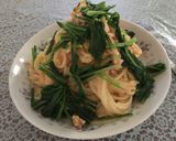 小松菜のカルボナーラ作り方5写真