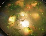 香菜とセロリとトマトのスープ作り方9写真