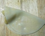餃子の皮でクレープ風デザート作り方4写真