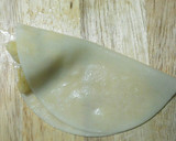 餃子の皮でクレープ風デザート作り方4写真