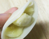 餃子の皮でクレープ風デザート作り方6写真