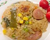 ラーメンスープで炊き込みご飯・ピラフ作り方6写真