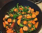 簡単！残り物アレンジ野菜たっぷり焼きそば作り方3写真