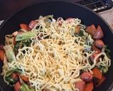 簡単！残り物アレンジ野菜たっぷり焼きそば作り方6写真