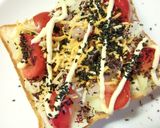 トマトと新じゃがの紫蘇レモン和トースト作り方7写真