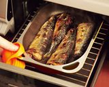 片づけ楽々♪さんまの塩焼き作り方3写真