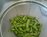 レンジで4分で完成！茹で枝豆♪作り方1写真