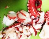 タコとズッキーニのパスタ作り方1写真