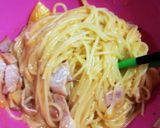 塩レモンのカルボナーラ作り方7写真