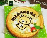 リラックマのベイクドチーズケーキ★作り方8写真