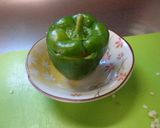 最速のレンジでピーマンの卵詰め作り方6写真