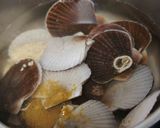 ホタテの稚貝で味噌汁作り方1写真