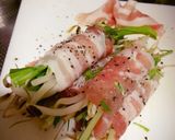 水菜ともやしの肉巻き作り方4写真