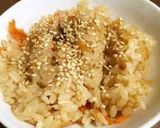 りんごジュースで炊き込みご飯☆作り方5写真