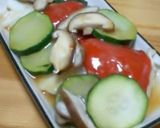 白身魚のパプリカ蒸し彩りあんかけ作り方9写真