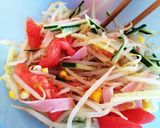 給料日前にもやしのサラダ作り方2写真