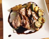 チキンのソテー バルサミコソース添え作り方10写真