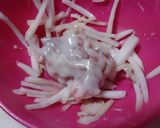 生かんぴょうが衣★豚こまの一口揚げ作り方4写真