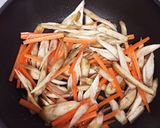 ごぼうとにんじんのキンピラ作り方2写真