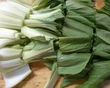 チンゲン菜　もやし　きのこの　中華スープ作り方3写真