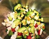 夏野菜でNYスタイルチョップドサラダ作り方5写真