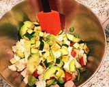 夏野菜でNYスタイルチョップドサラダ作り方6写真