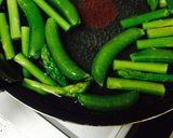 アスパラとスナップエンドウの胡麻和え作り方2写真
