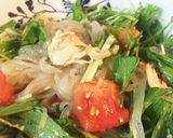 ささみと水菜のさっぱり梅サラダ作り方7写真