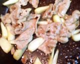 おつまみに最高♪豚肉と塩らっきょう炒め作り方2写真