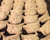 我が家のニラなし餃子(羽根つき)作り方5写真