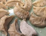 我が家のニラなし餃子(羽根つき)作り方6写真