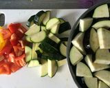夏野菜のみそ炒め作り方1写真
