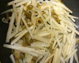 大根とザーサイの炒め物作り方1写真