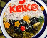 誕生日の寿司ケーキ作り方9写真